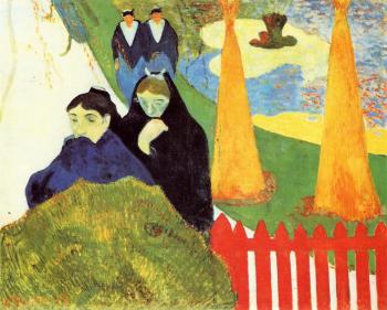 Paul Gauguin : Old Women at Arles